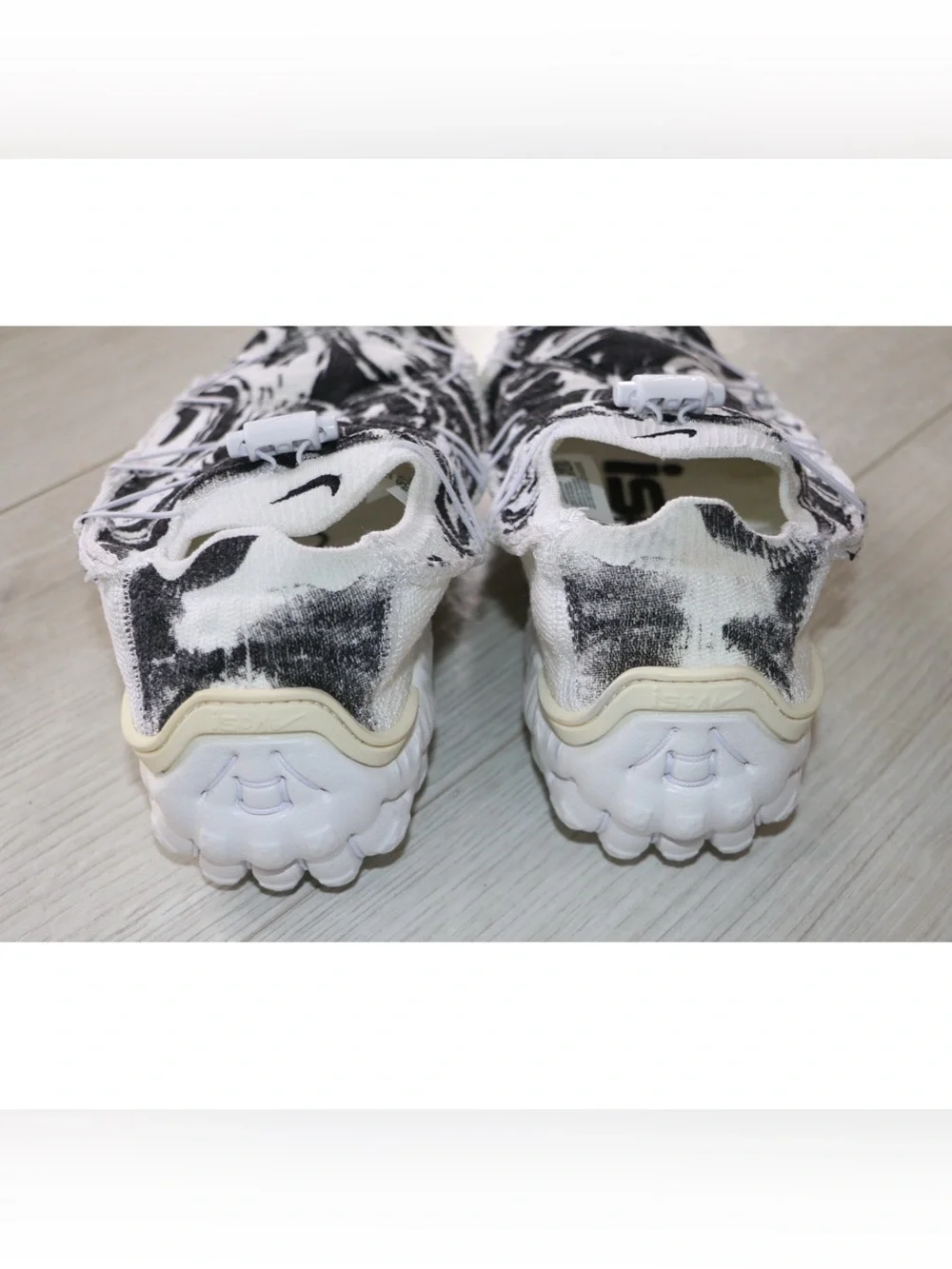Nike ISPA MindBody Black and White Flyknit Sneakers